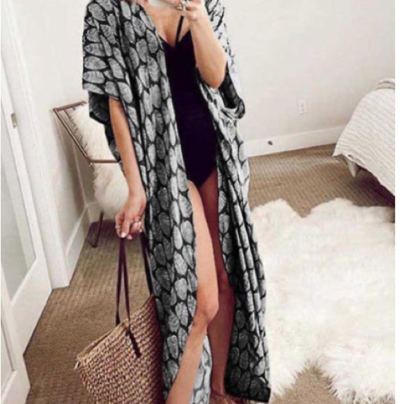 Teal kimono - Picture 4 of 5